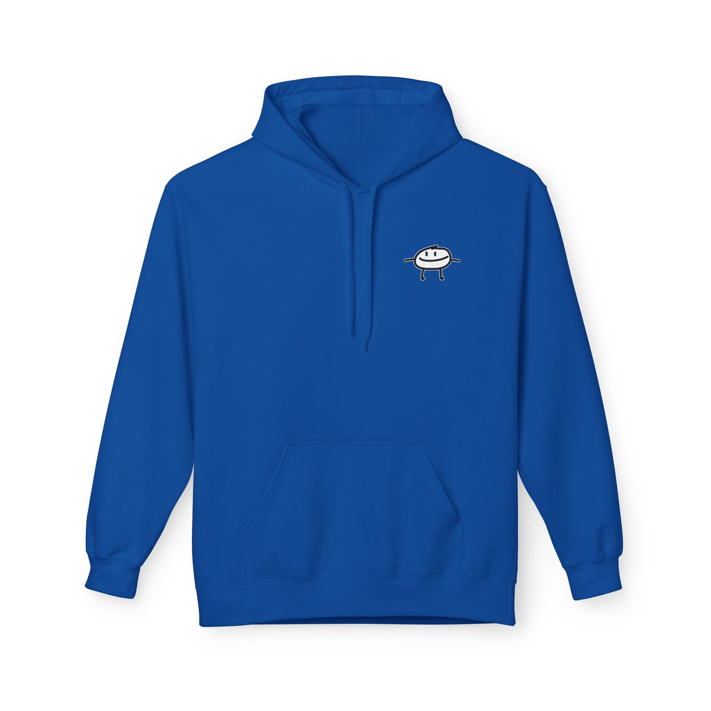 Positive On Purpose Hoodie; Simple logo design with wave quotes on back.